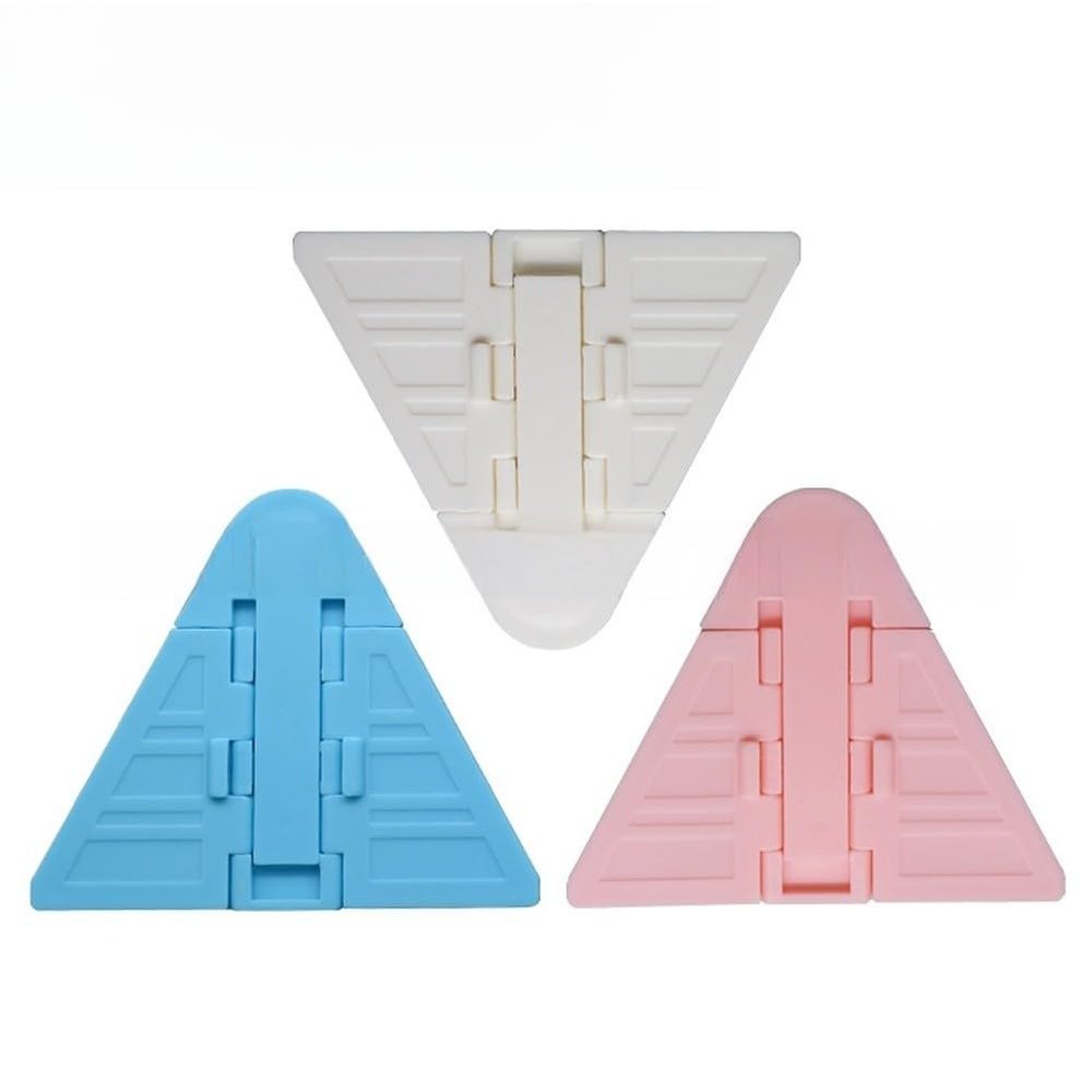 ABS Sliding Safety Lock, Child Safety Stopper with Hidden Release, Easy Installation, No Tools Needed, 4 Pack