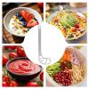 Egg Whisk, Stainless Steel Multifunctional Whisk with Ergonomic Handle view 4