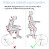 Height-Adjustable Saddle Stool with Backrest, Swivel Seat and Casters view 4