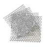 PULaif 304 Stainless Steel Perforated Sheet, Silver, Multiple Sizes, 6 mm Mesh, 20 x 20 cm view 1