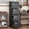 Kalbs 4-Drawer Filing Cabinet, Space-Saving Tall Metal Storage Unit view 2