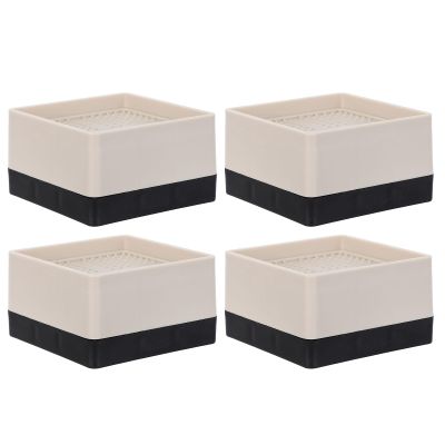 Kichvoe 4-Piece Non-Slip Treadmill Elevation Pads