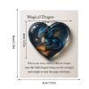 Acrylic Pocket Heart Keepsake - Dragon Pattern view 4