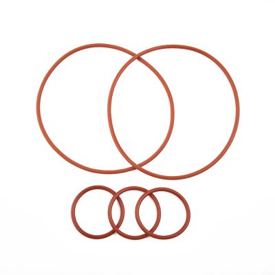 5 Pack Silicone O-Ring and Rubber Belt Set for Robotic Vacuums