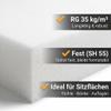Wegerich Cut-to-Size Foam – Firm Upholstery Foam RG35/55, 80 x 80 x 6 cm view 3