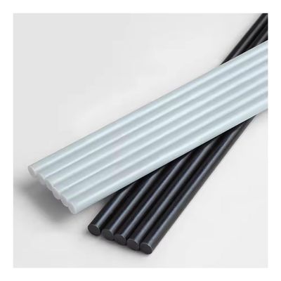 50 Fiberglass Rods, 500 mm Long, 110 mm Diameter, Waterproof and Heat-Resistant (White, 6 x 500 mm)