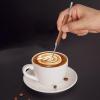 Stainless Steel Coffee Art Pen with Wooden Handle view 2