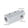 Pneumatic Vacuum Generator with Integrated Negative Control Valve, 25 with 6 Fitting view 3