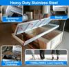 Concealed Floor Access Door for Crawl Spaces, White, 54 x 30 in view 3