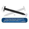 60-Piece 3 in. Vinyl Shutter Holdbacks, Heavy-Duty Locks with Double-Bar Grip for Masonry and Wood view 2