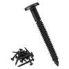 60-Piece 3 in. Vinyl Shutter Holdbacks, Heavy-Duty Locks with Double-Bar Grip for Masonry and Wood view 4