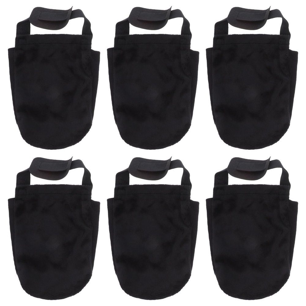 ABOOFAN 3 Pairs Bowling Shoe Covers with Elastic Band, Cotton Fabric, Universal Fit