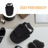 ABOOFAN 3 Pairs Bowling Shoe Covers with Elastic Band, Cotton Fabric, Universal Fit view 3