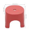 MAGICLULU Pink Non-Slip Plastic Step Stool with Anti-Slip Pads, PP Bathroom Stool view 2