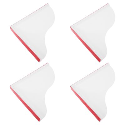 Uonlytech 4-Piece Silicone Bathtub Splash Guard