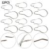Stainless Steel Shower Curtain Rings, 12 Pack view 4