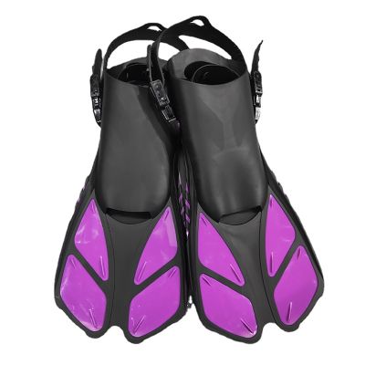 HDOYTXXM Short Adjustable Snorkeling Fins, Open Heel