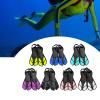 HDOYTXXM Short Adjustable Snorkeling Fins, Open Heel view 2