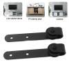 GLOGLOW Cabinet Door Sliding Roller Kit, Steel Hardware with Hanging Rail and Pulley, Smooth and Quiet Movement, Barn Door Style view 3