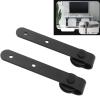 GLOGLOW Cabinet Door Sliding Roller Kit, Steel Hardware with Hanging Rail and Pulley, Smooth and Quiet Movement, Barn Door Style view 4