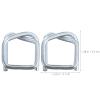 SHINEOFI 40-Piece 19 mm Galvanized Metal Strapping Buckles for Heavy Loads, Silver view 2