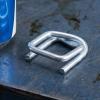 SHINEOFI 40-Piece 19 mm Galvanized Metal Strapping Buckles for Heavy Loads, Silver view 4