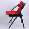 KQFCAZRE Folding Kayak Seat Cushion with Backrest, Mesh Pocket and Adjustable Straps, EVA Padding, Red view 2