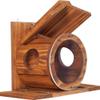 Racocou Large Wooden Squirrel Feeder with Flip-Top Lid view 2