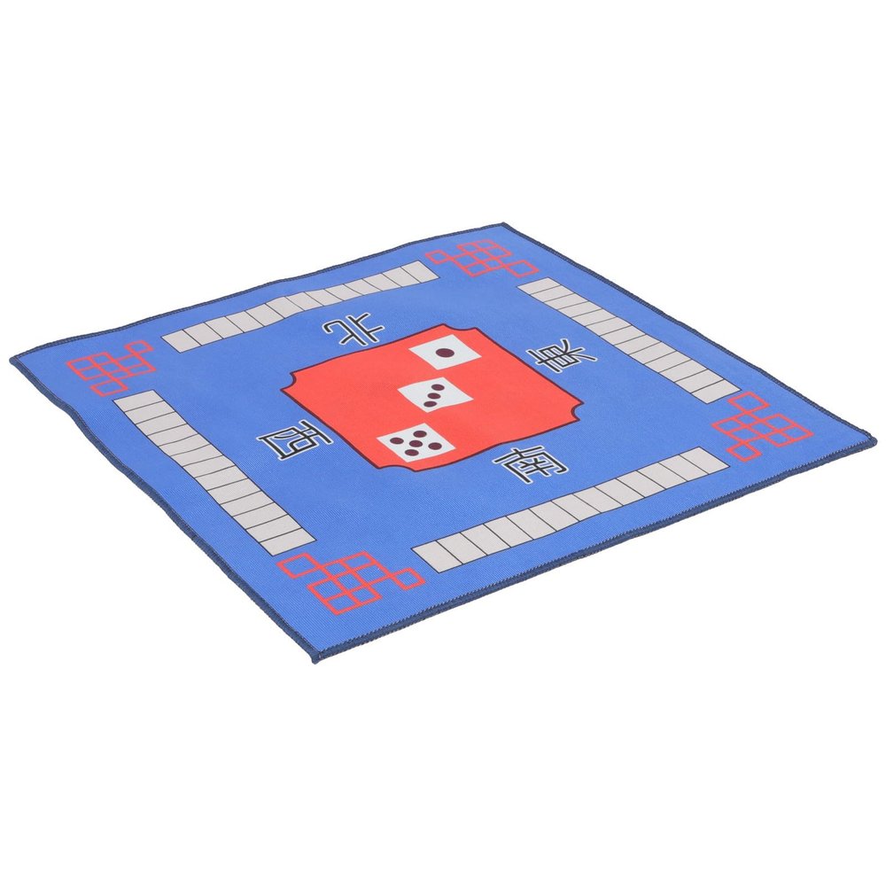 Beavorty Square Polyester Mahjong Table Mat with Non-Slip, Noise-Dampening Design