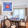 Beavorty Square Polyester Mahjong Table Mat with Non-Slip, Noise-Dampening Design view 4