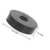 Toyvian 8-Piece Rubber Isolators for Air Conditioners and Machines, Round Black Rubber Discs view 2