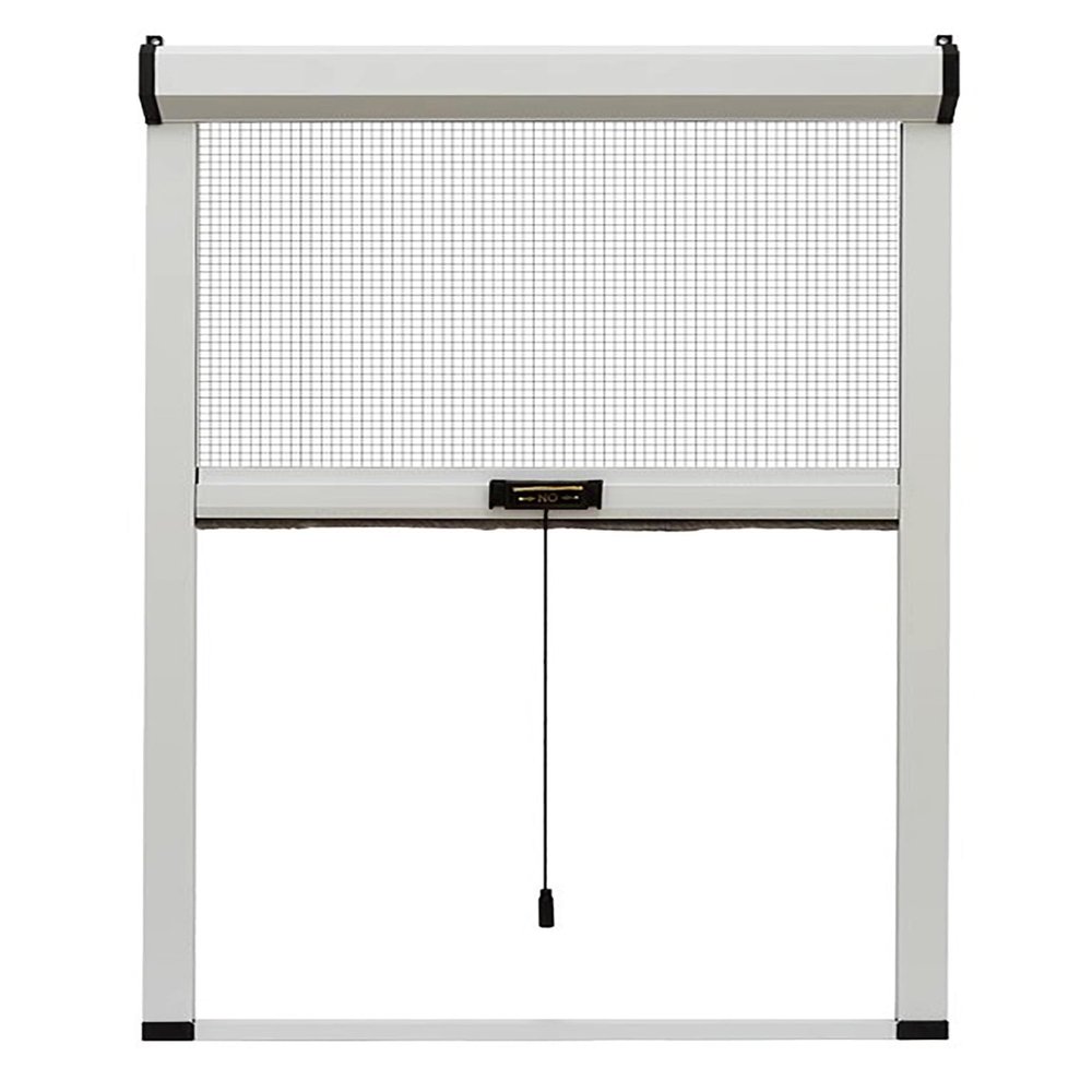 DIY Retractable Insect Screen for Sliding Windows, Aluminum Frame