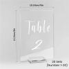 4 x 6-Inch Wedding Table Number Signs with Printed Base, 10 Pieces view 3