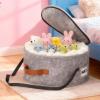 Portable Hat Storage Bag with Zipper view 3