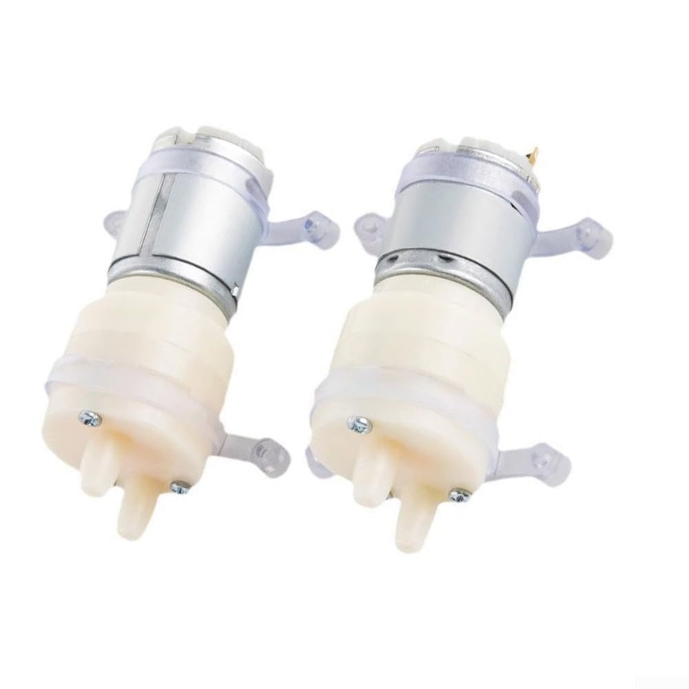 2-Pack R365 Diaphragm Pump Components for 12V Mini DC Motor Systems
