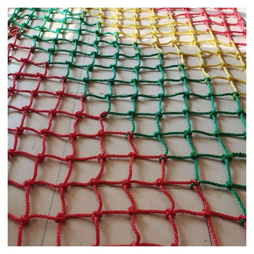 LWJSOCP Children's Climbing Net, 6 mm Rope, Indoor and Outdoor Jungle Gym, 1 x 6 m