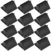 balacoo 3-Pack Black Plastic Card Holders for Tabletop Games and Paper Organization view 1