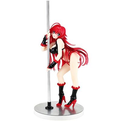 Gooyeh Anime Rias Gremory Figure, Pole Dance Style PVC Statue, 25 cm