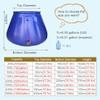 300-Liter Emergency Water Storage Bag with Faucet, Foldable Outdoor Rainwater Tank view 4