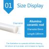 Aluminum Oxide Ceramic Rod, Beige, 100 mm Length, Multiple Diameters 230 (Diameter: 8 mm) view 2