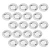 KICHOUSE 20-Pack Black Hairnets for Ballet and Flight Attendants view 1
