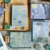 ADOCARN Creative Notebook Gift Set for Friends with Blue Paper, Portable Design, Diary and Photo Stickers, 1 pc view 2