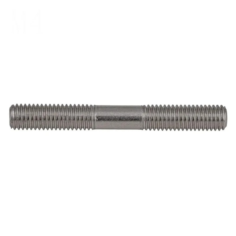 M16 x 2.0, 45 mm, 200 mm Metric 304 Stainless Steel Double-Threaded Studs and Threaded Rod (M16 x 90 mm, 3 pcs)