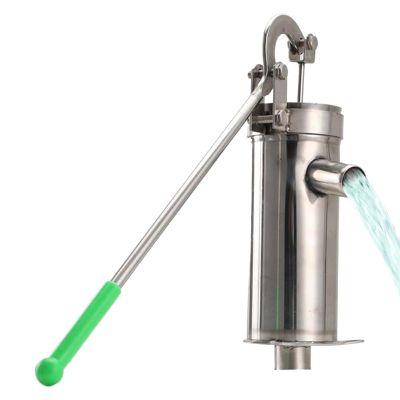Manual Well Hand Pump with Ergonomic Stainless Steel Handle