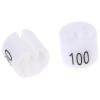 Size Labels for Plastic Clothes Hangers, 100 Pieces, Sizes 80–170 view 3