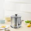 SILENRADAWN Stainless Steel Oil Can with Strainer, 1.8 L view 4