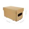 Tofficu Paper Storage Boxes, Large Capacity, 2-Pack with Lids view 2