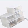 Healeved Christmas Party Transparent Plastic Shoe Box, White view 3