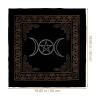 Velvet Tarot Card Storage Bag, Portable, Black view 2