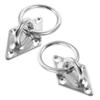 WHAMVOX 2-Piece 304 Stainless Steel Heavy-Duty Diamond-Shaped Tie-Down Anchors for Trailers and Truck Beds view 1
